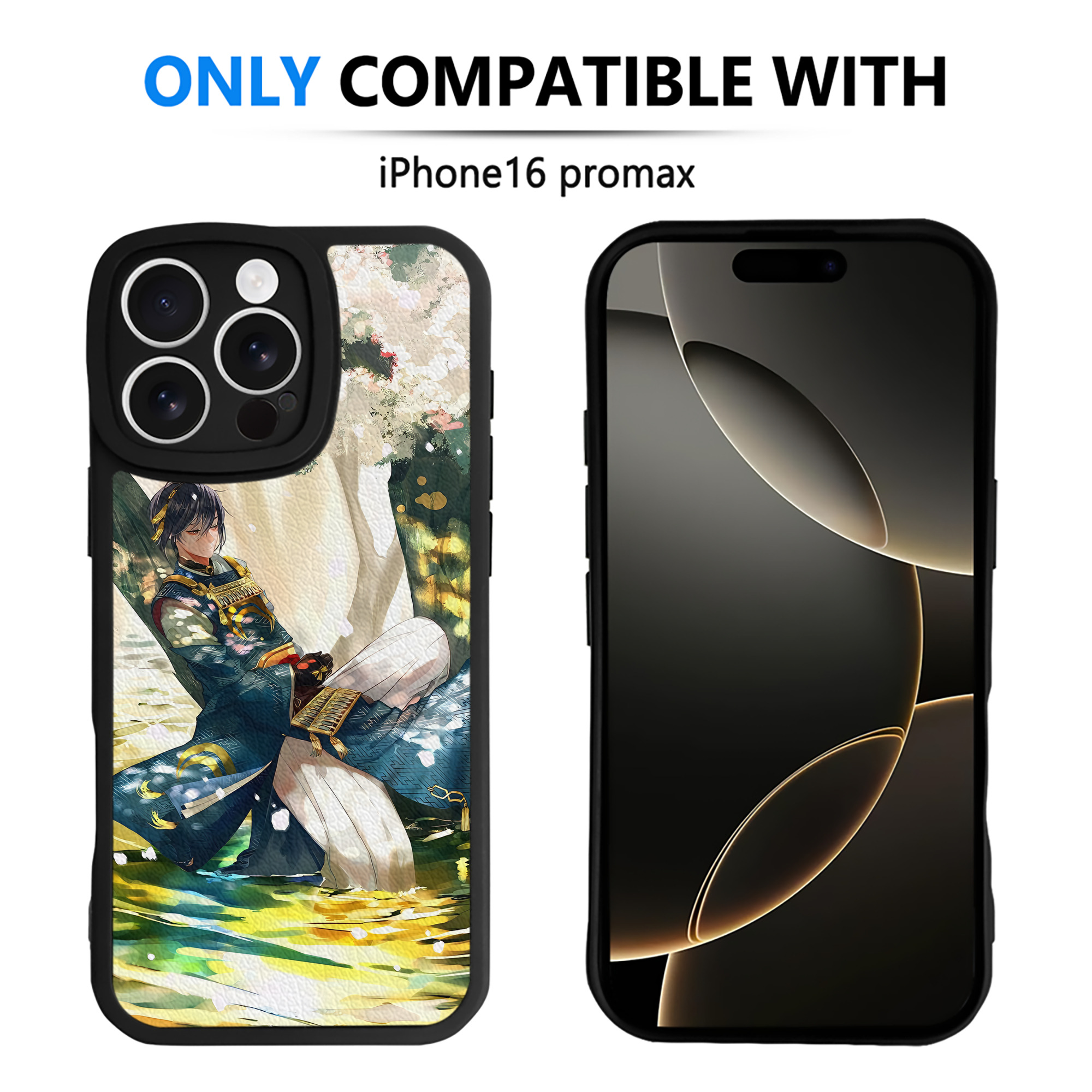 （画像用） 刀剣乱舞 Touken Ranbu 【iPhone 16シリーズ対応】シリコンスマホケース（レザー調） 材質：シリコン